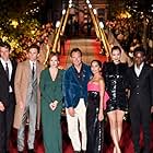 Jude Law, William Nadylam, J.K. Rowling, Eddie Redmayne, Claudia Kim, Zoë Kravitz, and Callum Turner at an event for Fantastic Beasts: The Crimes of Grindelwald (2018)