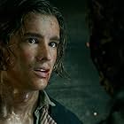 Javier Bardem and Brenton Thwaites in Pirates of the Caribbean: Dead Men Tell No Tales (2017)