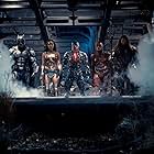 Ben Affleck, Jason Momoa, Gal Gadot, Ezra Miller, and Ray Fisher in Justice League (2017)