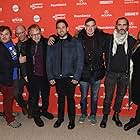 Danny Elfman, Joaquin Phoenix, Gus Van Sant, Jack Black, Paul Blair, Jonah Hill, and Beth Ditto at an event for Don't Worry, He Won't Get Far on Foot (2018)