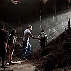 Luis Guzmán, Dwayne Johnson, Vanessa Hudgens, and Josh Hutcherson in Journey 2: The Mysterious Island (2012)