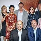 Cast and Crew at the NYC premiere of The Secret Life of Pets including writer Brian Lynch, producer Janet Healy, Jenny Slate, Eric Stonestreet, Ellie Kemper, Louis CK, Kevin Hart, producer Chris Meledandri and director Chris Renaud