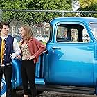 Jason Ritter and Rebecca Mozo chat between takes during filming of Kittens in a Cage. Directed by Jillian Armenante.