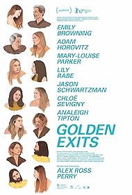 Mary-Louise Parker, Chloë Sevigny, Emily Browning, Lily Rabe, and Lio Tipton in Golden Exits (2017)