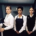 Kate Beahan, Erika Christensen, and Judith Scott in Flightplan (2005)