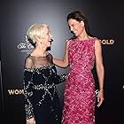 Helen Mirren and Katie Holmes at an event for Woman in Gold (2015)