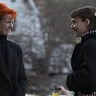 Sandy Powell and Rooney Mara in Carol (2015)