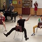 Ricky Martin, Vanessa Lengies, Naya Rivera, Mark Salling, Matthew Morrison, Harry Shum Jr., and Heather Elizabeth Morris in Glee (2009)