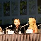 Nicolas Cage, William Fichtner, Patrick Lussier, and Amber Heard at an event for Drive Angry (2011)