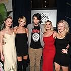 Elisabeth Moss, Ashley Benson, Amber Heard, Alex Ross Perry, and Cara Delevingne at an event for Her Smell (2018)