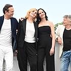 Roman Polanski, Vincent Perez, Emmanuelle Seigner, and Eva Green at an event for Based on a True Story (2017)