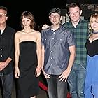 Gary Binkow, Roxanne Benjamin, Joe Swanberg, Helen Rogers, and Brad Miska at an event for V/H/S (2012)