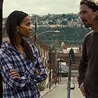 Christian Bale and Zoe Saldana in Out of the Furnace (2013)