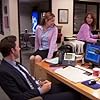 Jenna Fischer, John Krasinski, and Ellie Kemper in The Office (2005)