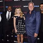 Denzel Washington, Steve Tisch, Jason Blumenthal, Antoine Fuqua, and Chloë Grace Moretz at an event for The Equalizer (2014)