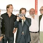 William H. Macy, Stuart Gordon, Chris Hanley, Marcus Thomas, and Molly Hassell at an event for Edmond (2005)