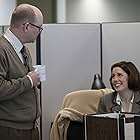 Mark Proksch and Vanessa Bayer in What We Do in the Shadows (2019)