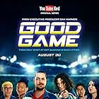 Michael Ornstein, Michele Morrow, Arin Hanson, Dan Avidan, Rahul Abburi, and Jade Payton in Good Game (2017)