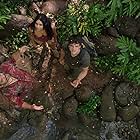 Luis Guzmán, Vanessa Hudgens, and Josh Hutcherson in Journey 2: The Mysterious Island (2012)