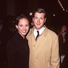 Cary Elwes and Lisa Marie Kurbikoff at an event for From the Earth to the Moon (1998)