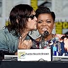 Norman Reedus and Yvette Nicole Brown at an event for The Walking Dead (2010)