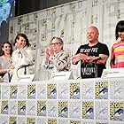 Angela Bassett, Kathy Bates, Michael Chiklis, Sarah Paulson, Tim Minear, and Emma Roberts at an event for American Horror Story (2011)