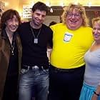 Mr. Evgeny Afineevsky with Ms. Lily Tomlin, Bruce Vilanch and Ms. Bette Midler behind the scenes of the musical "Hairspray". 