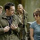 Timothy Burd, Erik Knudsen, Shawnee Smith, and Darren Lynn Bousman in Saw II (2005)