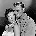 Clark Gable and Ava Gardner in Mogambo (1953)