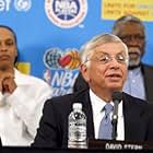 Bill Russell, David Stern, and Teresa Weatherspoon