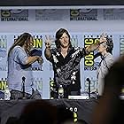 Norman Reedus, Melissa McBride, Greg Nicotero, and Angela Kang at an event for The Walking Dead (2010)