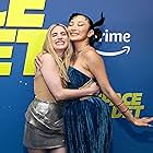 Emma Roberts and Poppy Liu at an event for Space Cadet (2024)