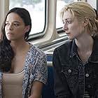 Michelle Rodriguez and Elizabeth Debicki in Widows (2018)