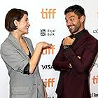 Dominic Cooper and Gemma Arterton at an event for The Escape (2017)