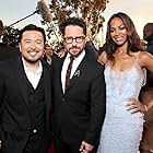 J.J. Abrams, Justin Lin, and Zoe Saldana at an event for Star Trek Beyond (2016)