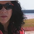 Karen Durham-Aguilera, shown at the MR-GO barrier construction site near New Orleans, oversees the US Army Corps Of Engineers $14.6 billion hurricane protection system construction. 