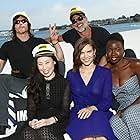 Norman Reedus, Jeffrey Dean Morgan, Lauren Cohan, Angela Kang, and Danai Gurira at an event for The Walking Dead (2010)