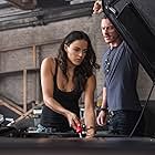 Michelle Rodriguez and Luke Evans in Fast & Furious 6 (2013)