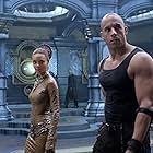 Vin Diesel, Thandiwe Newton, and Linus Roache in The Chronicles of Riddick (2004)