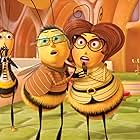 Matthew Broderick, Kathy Bates, Barry Levinson, and Jeff Altman in Bee Movie (2007)