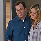 Brie Larson and Mike Birbiglia in Trainwreck (2015)