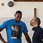 Judd Apatow and LeBron James in Trainwreck (2015)