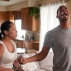 Marlon Wayans and Essence Atkins in A Haunted House (2013)