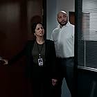 Colton Dunn and Aarti Mann in The Recruit (2022)