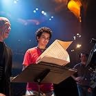 J.K. Simmons, Miles Teller, and Damien Chazelle in Whiplash (2014)