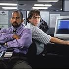 David Herman and Ajay Naidu in Office Space (1999)