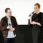 Toni Collette and Ari Aster at an event for Hereditary (2018)