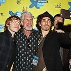 Ron Perlman, Rupert Grint, Antoine Bardou-Jacquet, Robert Sheehan, and Dean Craig at an event for Moonwalkers (2015)