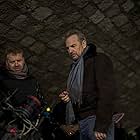 Kevin Costner and McG in 3 Days to Kill (2014)