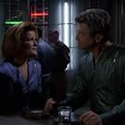 Kate Mulgrew and James Read in Star Trek: Voyager (1995)